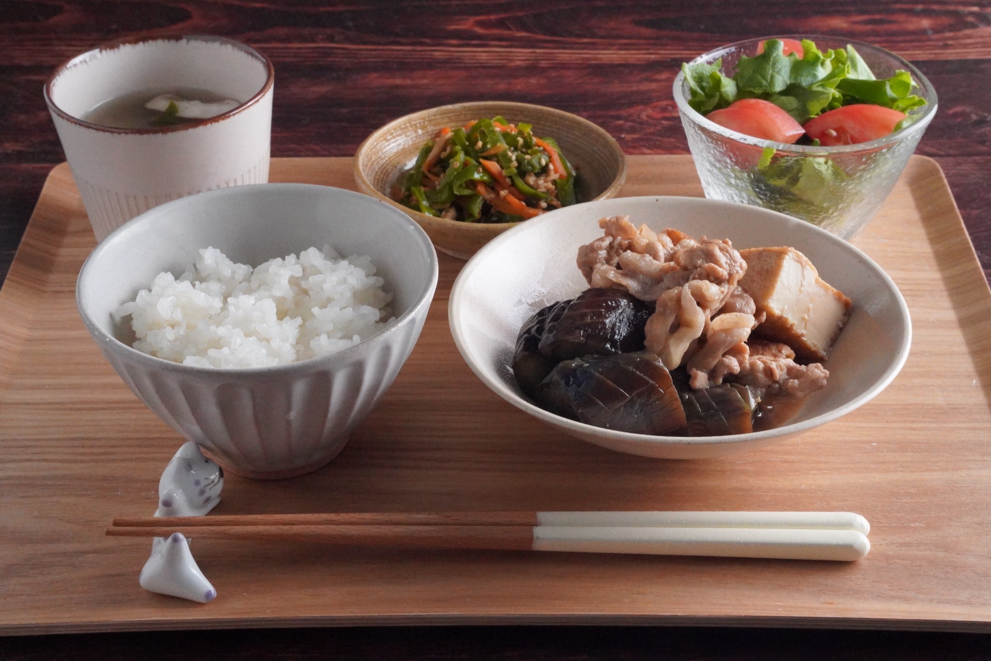 なすと豚肉の煮物献立まとめ