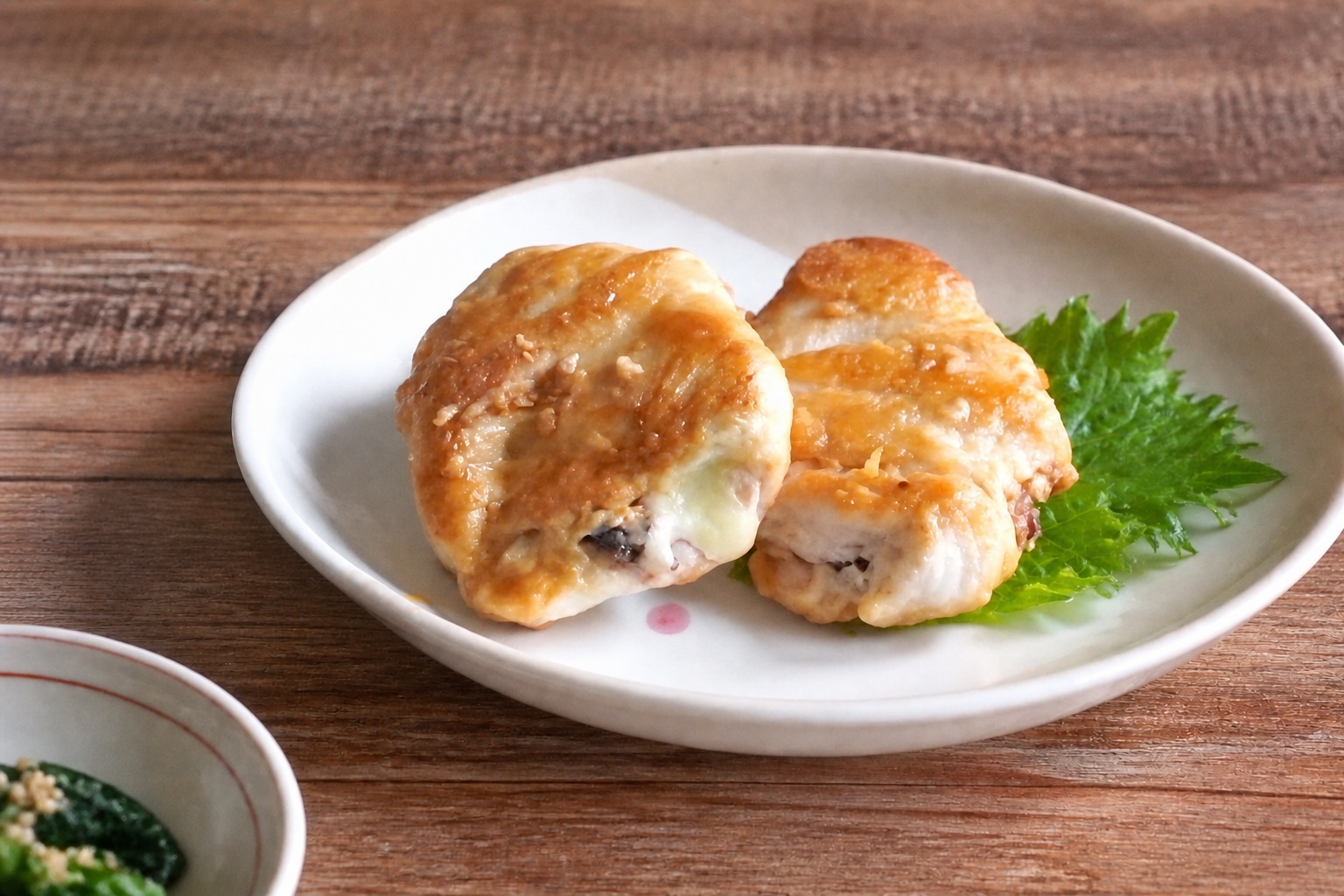 ささみの梅挟み焼き