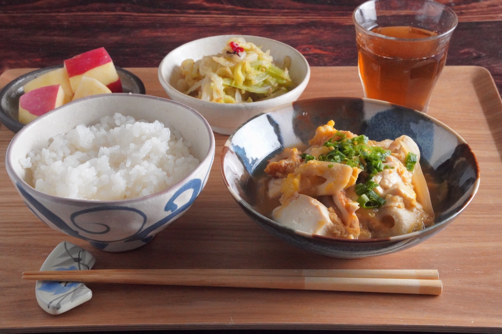 豆腐と玉ねぎの卵とじ献立まとめ