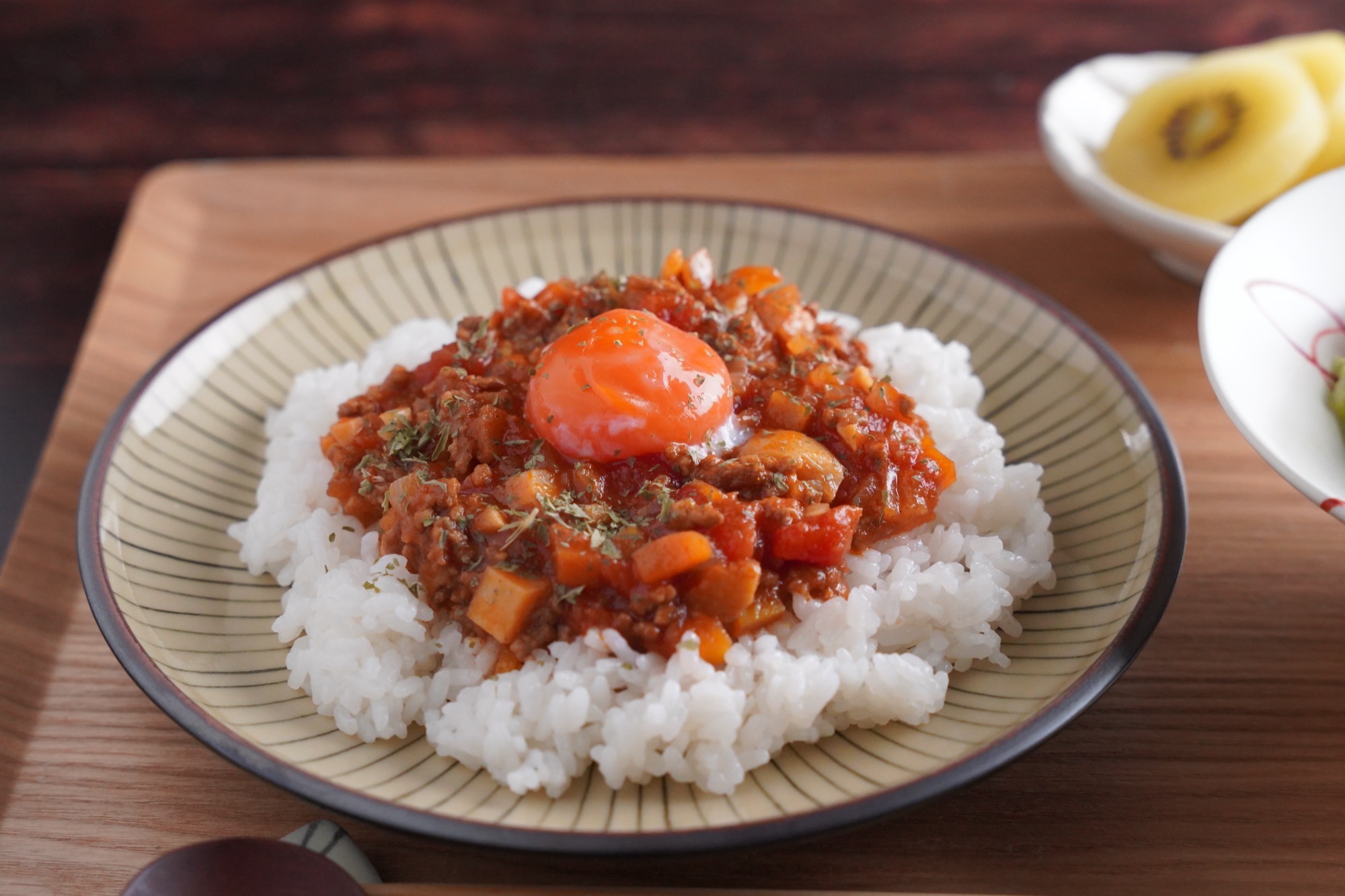 キーマカレーの献立