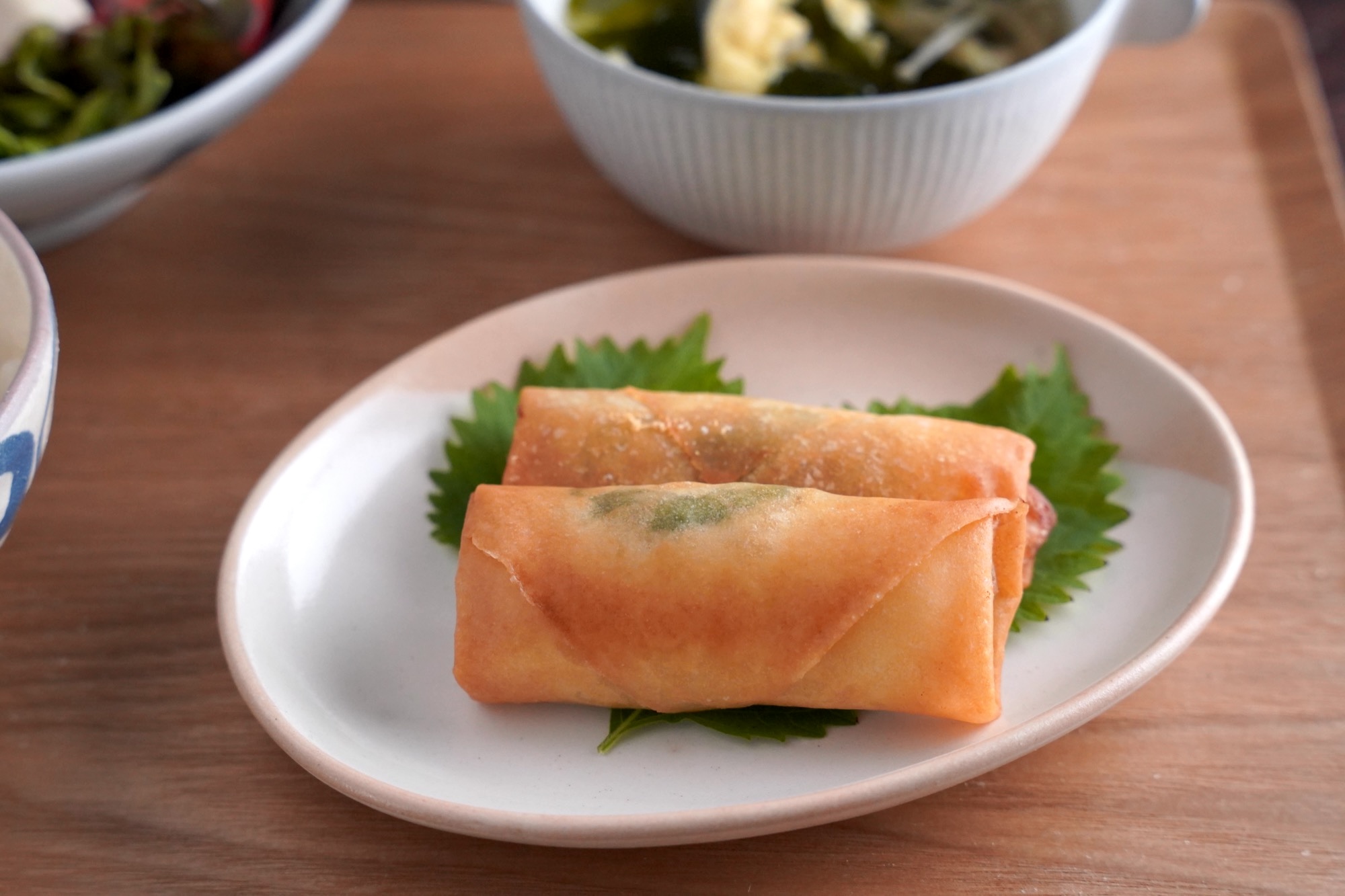 鶏チーズ春巻き