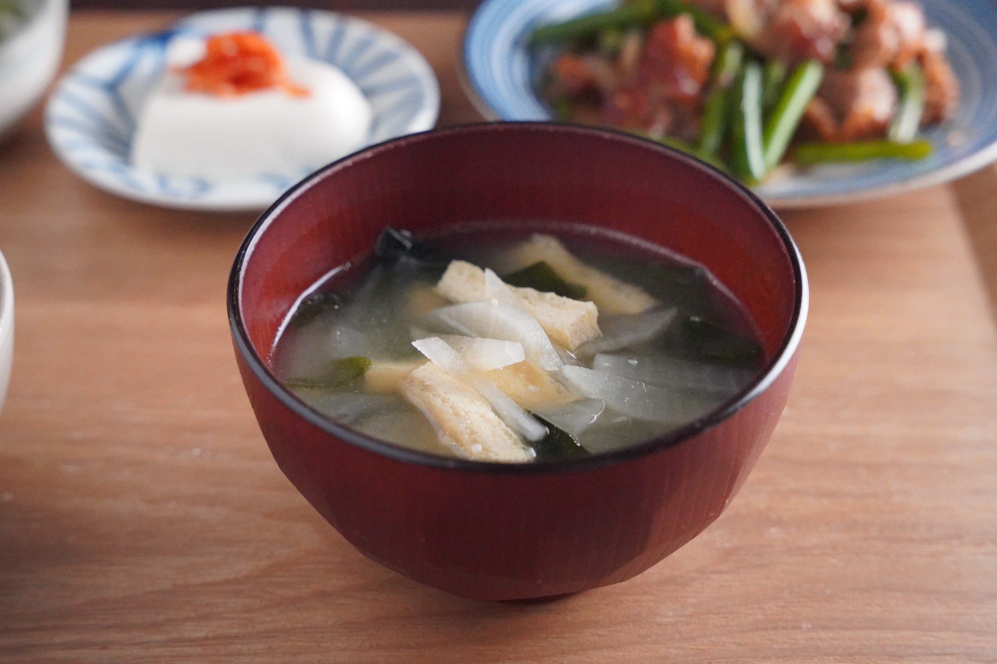 大根と薄揚げの味噌汁