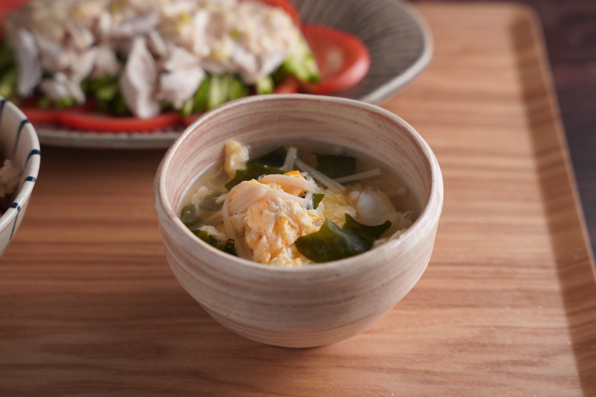 鶏だし卵スープ